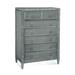 Birch Lane™ Deitrich 7 Drawer 38" W Chest Wicker/Rattan in Gray | 55 H x 38 W x 20 D in | Wayfair 70F24B04398741298DDC945313607090