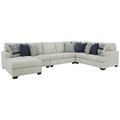 Gray Sectional - Signature Design by Ashley 157" Wide Right Hand Facing Sofa & Chaise Polyester/Other Performance Fabrics | Wayfair 13611S2