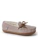 Fireside By Dearfoams Alice Springs Genuine Shearling Moccasin - Womens 8 Pink Slipper Medium