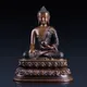 Statue de bouddha en cuivre pur Sakyamuni figurine de bouddha en laiton vintage fournitures