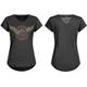 Rokker Wings T-Shirt Femme, noir, taille XS pour Femmes