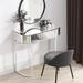 Mirrored Vanity Table Dressing Table for Bedroom, Studio, Office