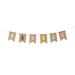 Wovilon Easter Banner Burlap Garland Banners Burlap Bunny Garland For Easter Decorations Fireplace Home Office School Outdoor Party Supply