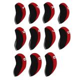 FitBest 11PCS Golf Club Headcover Set Neoprene Numbered Golf Club Head Protector For Outdoor