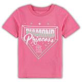 Girls Toddler Pink St. Louis Cardinals Diamond Princess T-Shirt
