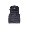 Marc O'polo Kapuzen-Puffer-Steppweste Damen midnight blue, Gr. 40, Nylon, Weste mit Kapuze aus reinem Polyester