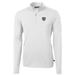 Men's Cutter & Buck White Las Vegas Raiders Big Tall Virtue Eco Pique Quarter-Zip Pullover Jacket