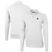 Men's Cutter & Buck White Boise State Broncos Big Tall Virtue Eco Pique Recycled Quarter-Zip Pullover Top