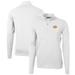 Men's Cutter & Buck White Tennessee Tech Golden Eagles Big Tall Virtue Eco Pique Recycled Quarter-Zip Pullover Top