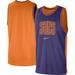 Men's Nike Purple/Orange Phoenix Suns Courtside Versus Force Split DNA Performance Mesh Tank Top