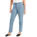 Plus Size Women's June Fit Straight-Leg Jeans by June+Vie in Light Blue (Size 28 W)