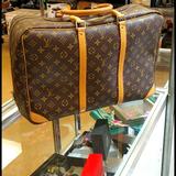 Louis Vuitton Bags | Louis Vuitton Monogram Voyager Duffel Suitcase Bag | Color: Brown | Size: 18.5"X12"X5.5"