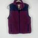 J. Crew Jackets & Coats | J Crew Fleece Vest Purple Blue Womens Medium E1630 | Color: Blue/Purple | Size: M