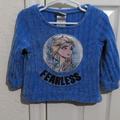 Disney Shirts & Tops | Disney Frozen 2 Toddler Girls Blue Fleece Top. Size 2t | Color: Blue | Size: 2tg