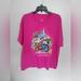 Disney Tops | 2016 Disneyland Walt Disney World Tee Shirt Size Xl | Color: Pink | Size: Xl