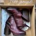 Free People Shoes | Free People Burgundy Ankle Boots: | Color: Brown/Red | Size: 6.5