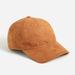 J. Crew Accessories | J. Crew Faux Suede Baseball Cap | Color: Brown | Size: Os