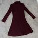 American Eagle Outfitters Dresses | American Eagle Turtle Neck/Backless Dress | Color: Black/Red | Size: S