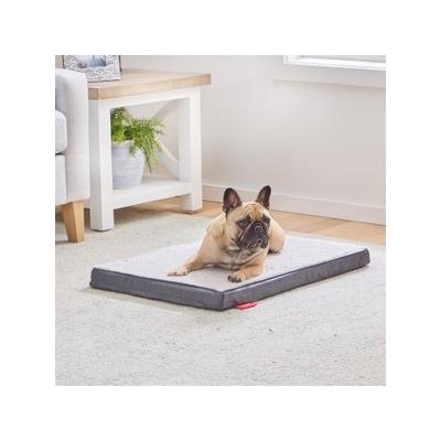 Brindle 2-in Orthopedic with Machine Washable Cover Dog & Cat Bed, Gray, Small