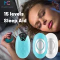 Dispositif d'aide au sommeil avec écharpe micro courant reviede sommeil intelligents masseur