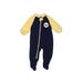 Long Sleeve Outfit: Blue Color Block Bottoms - Size 3-6 Month