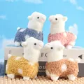 Porte-clés en forme de mouton Llama Animal poupée en peluche alpaga japonais doux Kawaii