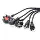EververlePG-Câble d'alimentation AC pour moniteur PC IEC320 C5 câble de prise UE US AU UK