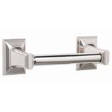 Alno Inc Wall Mounted Toilet Paper Holder Metal in Gray | 3.25 H x 8.75 W x 3.25 D in | Wayfair A7960-PN