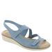 Easy Street Bound - Womens 6 Blue Sandal Medium