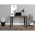 Inbox Zero Minimalist Desk Wood in Brown | 28.8 H x 47.2 W x 25.2 D in | Wayfair 5319B0B025524707B6255ECEB339CA5D