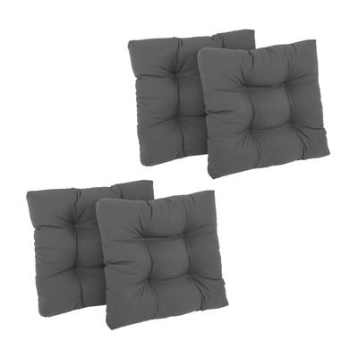 19-inch Twill Square Chair Cushion (Set of 1, 2, or 4) - 19