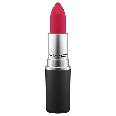 MAC Meet your Matte Powder Kiss Lippenstift Shocking Revelation 3 g Dunkelrot Image
