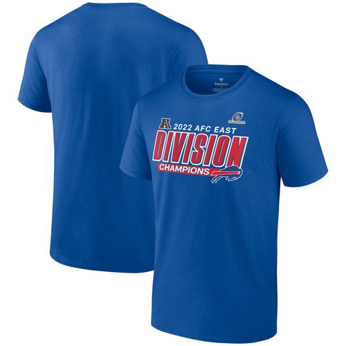 Herren Fanatics Royal Buffalo Bills 2022 AFC East Division Champions Divide & Conquer T-Shirt