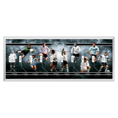 Derby County Panorama-Legendenrahmen – 30 Zoll Image