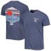 Men's Navy Fresno State Bulldogs Landscape Shield T-Shirt