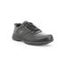 Wide Width Men's Life Walker Sport Sneakers by Propet in Black (Size 15 W)