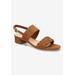 Women's Ellison Sandals by Bella Vita in Cognac Suede (Size 7 1/2 M)