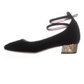 Kate Spade Shoes | Kate Spade New York Macellina Black Gold Glitter Heel Shoes | Color: Black/Gold | Size: 7