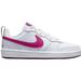 Nike Shoes | Nike Court Borough Low 2 Gs 'Pure Platinum Pink Prime' Fuchsia Womens Size 7.5 | Color: Pink/White | Size: 7.5