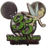 Disney Other | 2006 Walt Disney World 35 Year Anniversary Pin | Color: Green/Silver | Size: 1.73" Tall X 1.75" Wide