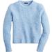 J. Crew Sweaters | J. Crew Fuzzy Wool Crewneck Sweater | Color: Blue | Size: S