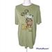 Disney Tops | Disney | Disney Parks Green Burnout Mickey Mouse Graphic T-Shirt Size Small | Color: Green | Size: S