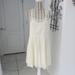 American Eagle Outfitters Dresses | Aeo Sleeveless Crochet Lace Cream Ecru Boho Dress M Above Knee M | Color: Cream | Size: M