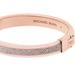 Michael Kors Jewelry | Michael Kors Rose Gold Bangle Bracelet Pave Crystals Nwt | Color: Gold/Pink | Size: Os