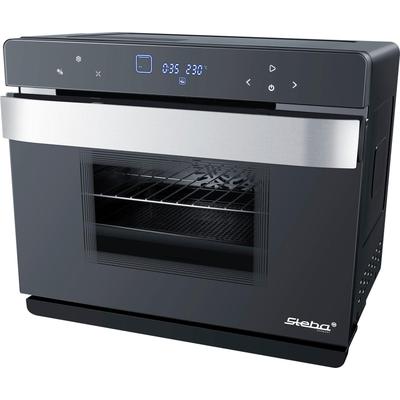 STEBA Multiofen "DG 30 Multifunktionsbackofen", schwarz, B:44,5cm H:44cm T:52,5cm, Minibacköfen, 47 Automatikprogramme z.B. zum Backen, Dörren, Dämpfen Image