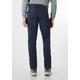 Slim-fit-Jeans STREET ONE MEN Gr. 32, Länge 34, blau (indigo blue rinsed wash) Herren Jeans Slim Fit