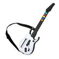 GEjnmdty Ps3 Wireless Controller with Adjustable Strap for Wii Guitar Hero Rock Band 2 3 Games (White)