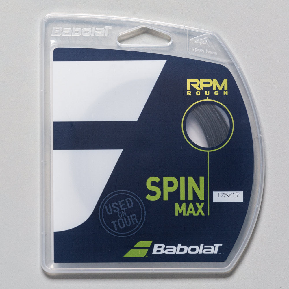 Babolat RPM Rough 17 Tennis String Packages Dark Grey