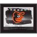 Baltimore Orioles Framed 10.5" x 13" Sublimated Horizontal Team Logo Plaque