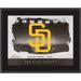 San Diego Padres Framed 10.5" x 13" Sublimated Horizontal Team Logo Plaque